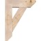 Ekena Millwork Traditional Slat Smooth Bracket w/ Offset Brace, Douglas Fir, 7 1/2"W x 24"D x 32"H BKT0806X24X32TRA06SDF - alternate 4